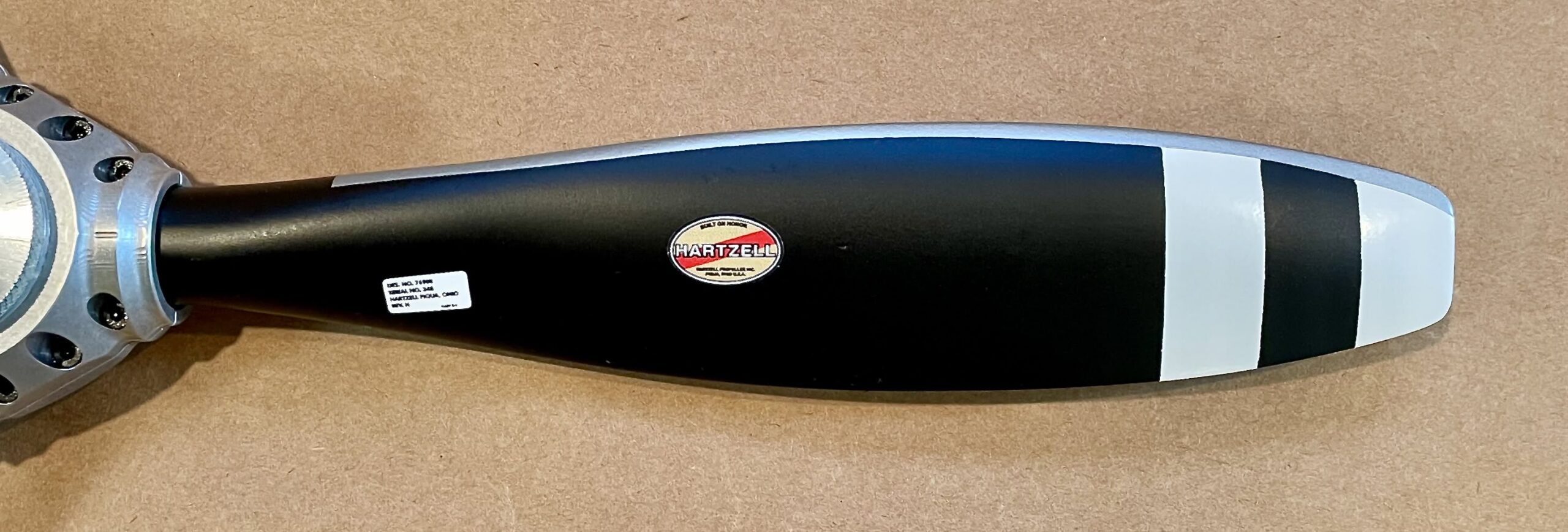Peel & Stick Decal Set - Hartzell Logo V2 and Data Plate "Claw" - Image 2